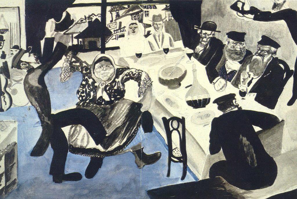 Boda judía contemporánea Marc Chagall Pintura al óleo